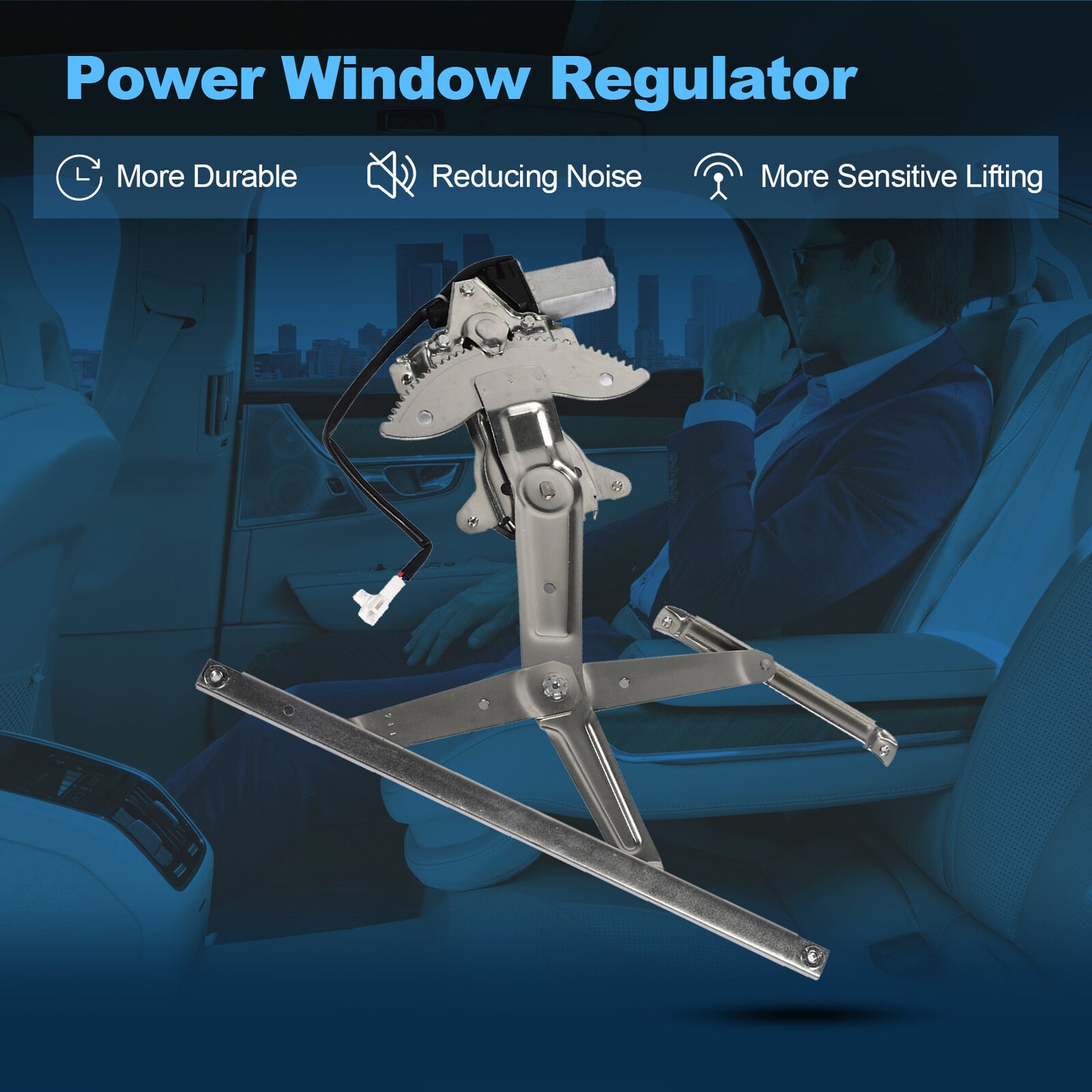 For Toyota for Corolla 1998-02 Front Driver Window Regulator & Motor Assembly