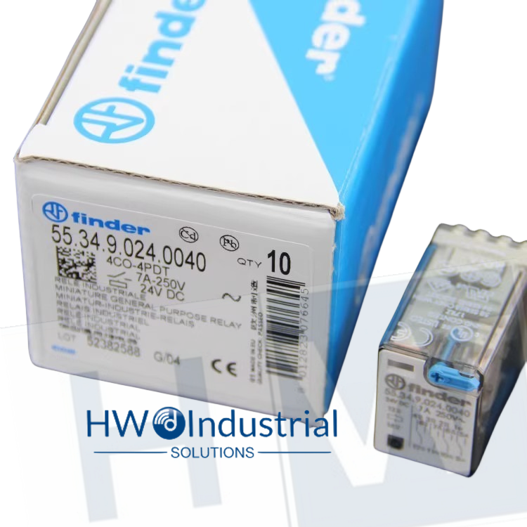 Finder Power Relay  55.34.9.024.0040 14-pin 24VDC