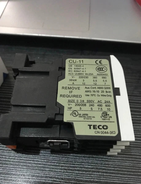 TECO CU-11  220V  Ac contactor  free shipping #P