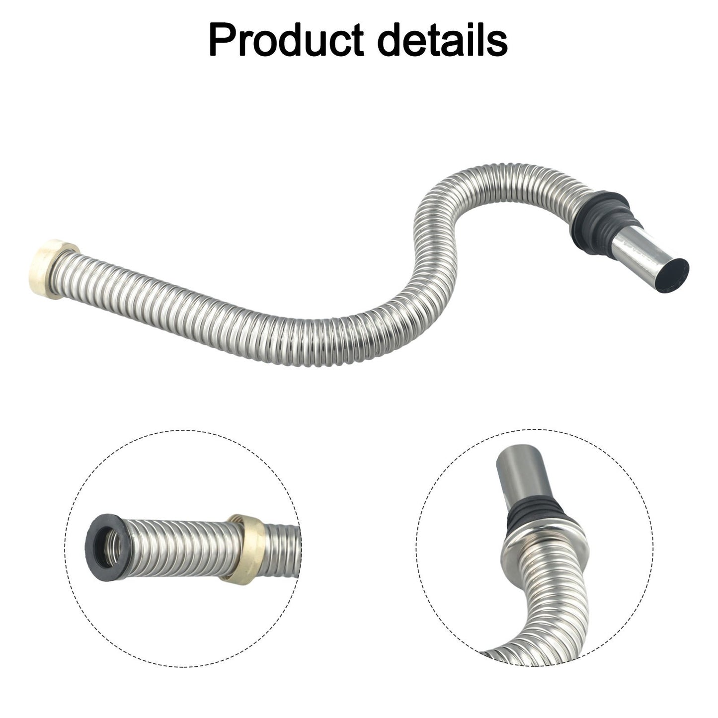 Quick Drainage Stainless Steel Kitchen Sink Drain Pipe with Sealing Lid
