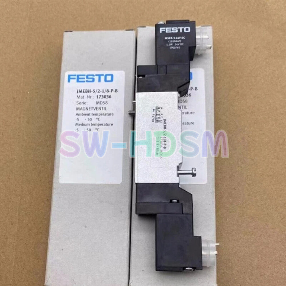 1PCS  For FESTO JMEBH-5/2-1/8-P-B 173036 Solenoid Valve freight free