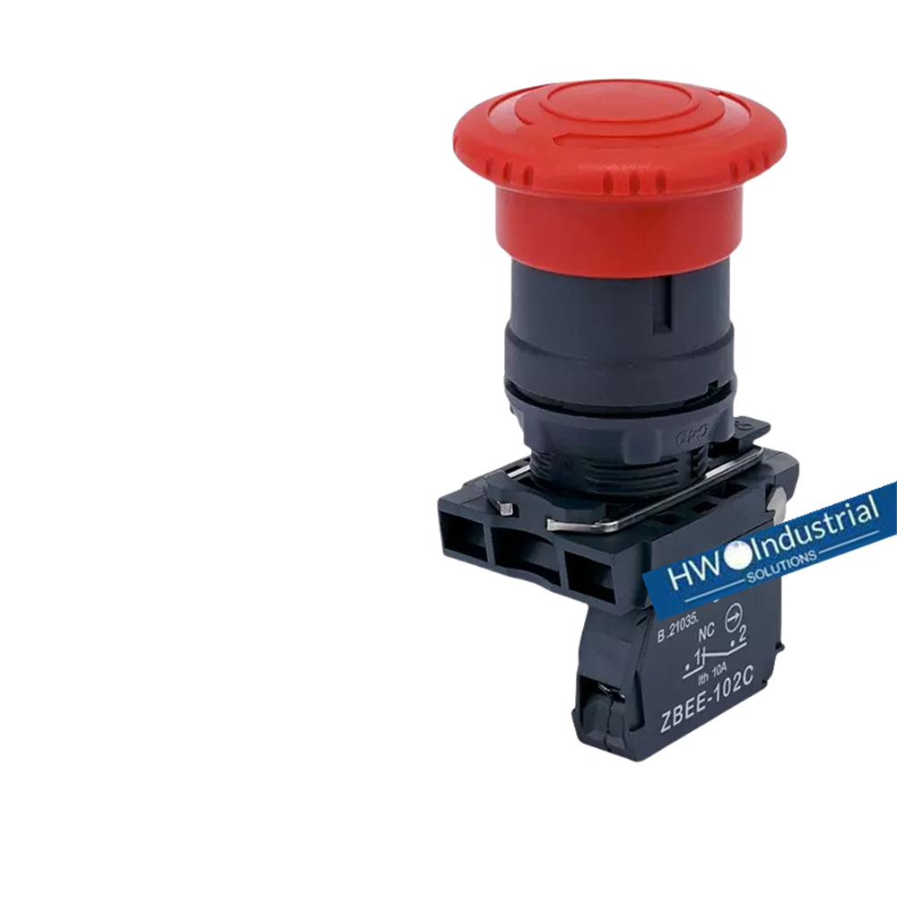 1PC  Red Emergency Stop Button Switch Rotation Reset XB5AS542C XB5-AS542C 1NC