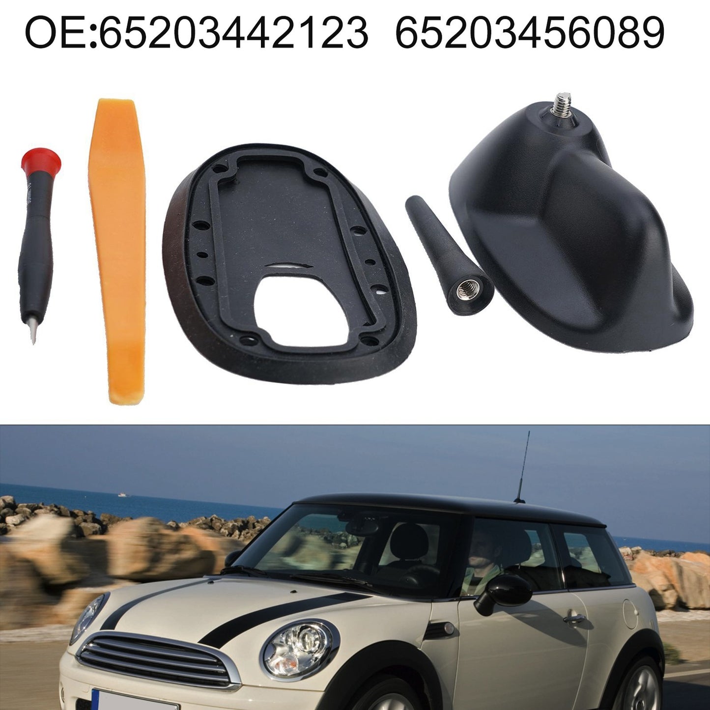 Antenna Assembly for For MINI For Clubman R55 R56 Black Tested & Approved
