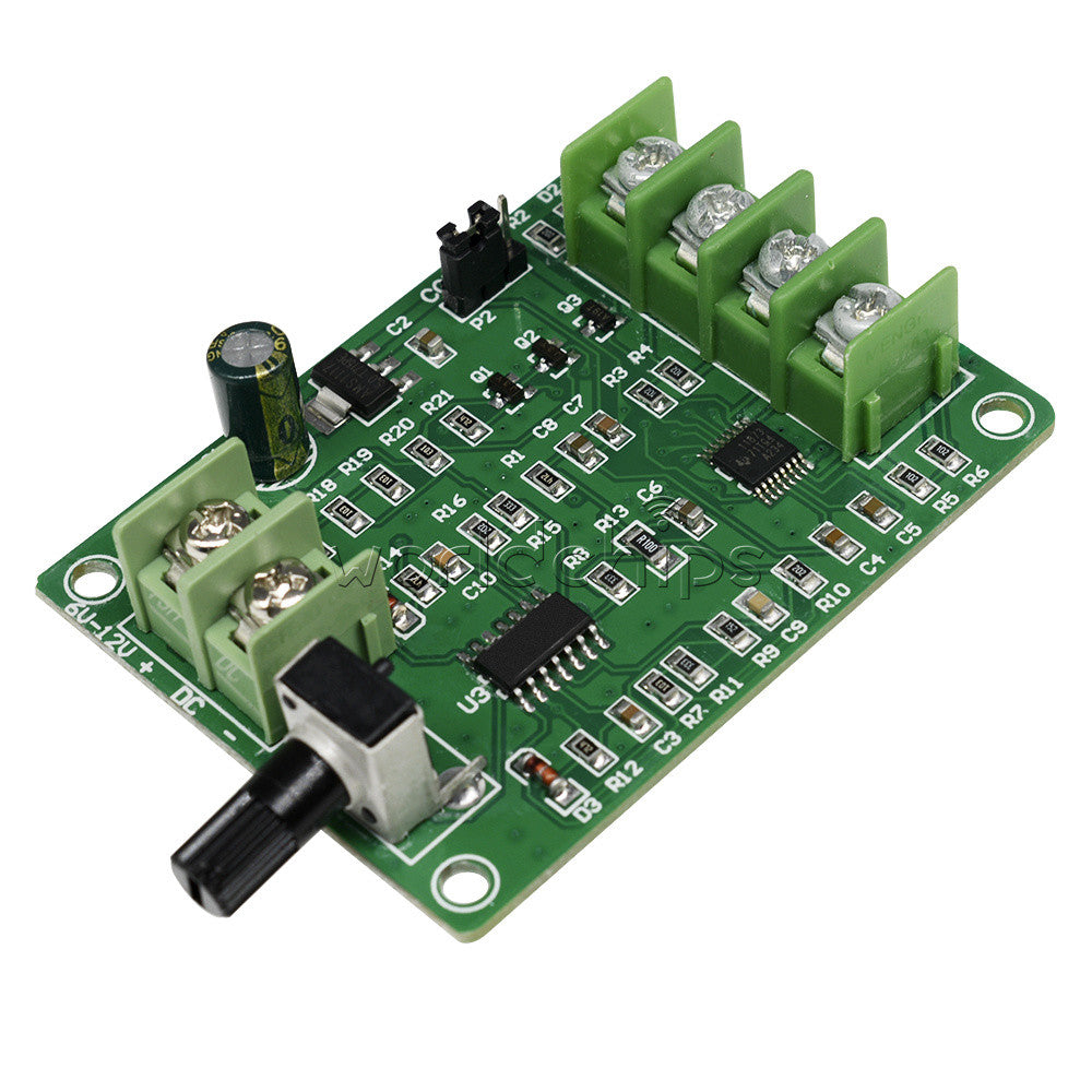 5V-12V DC Brushless Motor Driver Board Controller for 3/4 Wires Hard Drive Motor