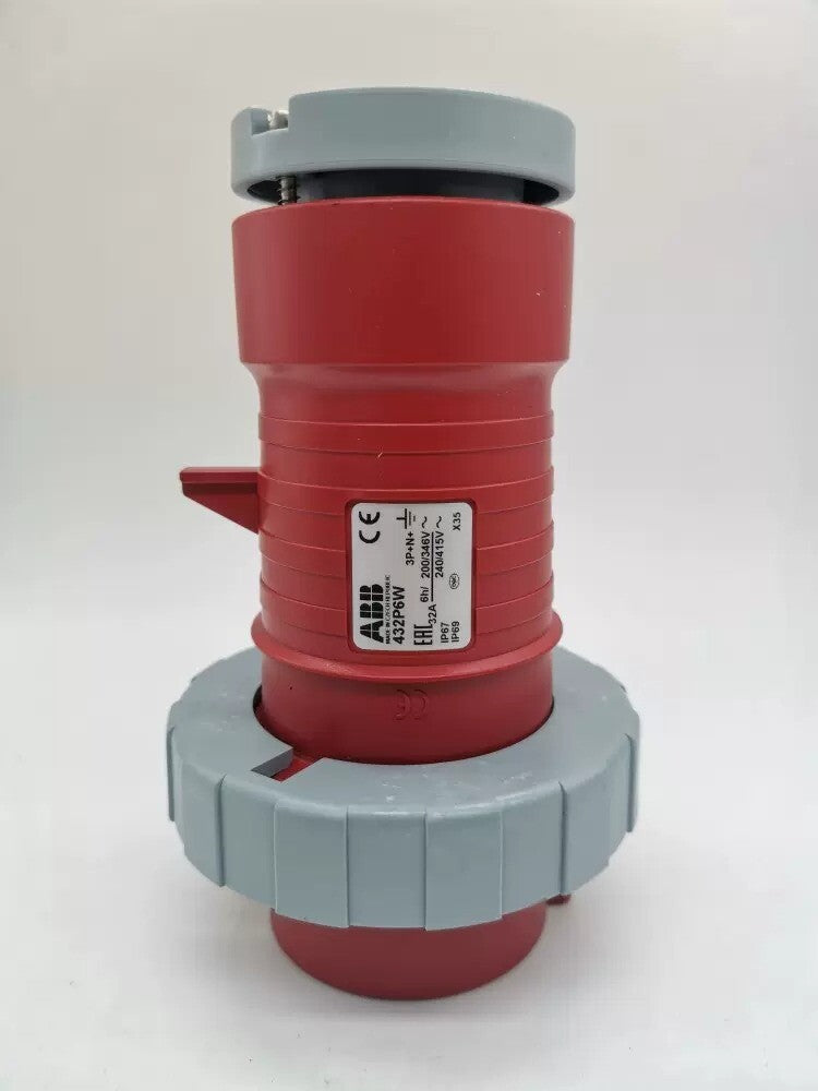 1/Piece ABB 10091826 Industrial Plug Connector Socket 432P6W 32A 346-415V