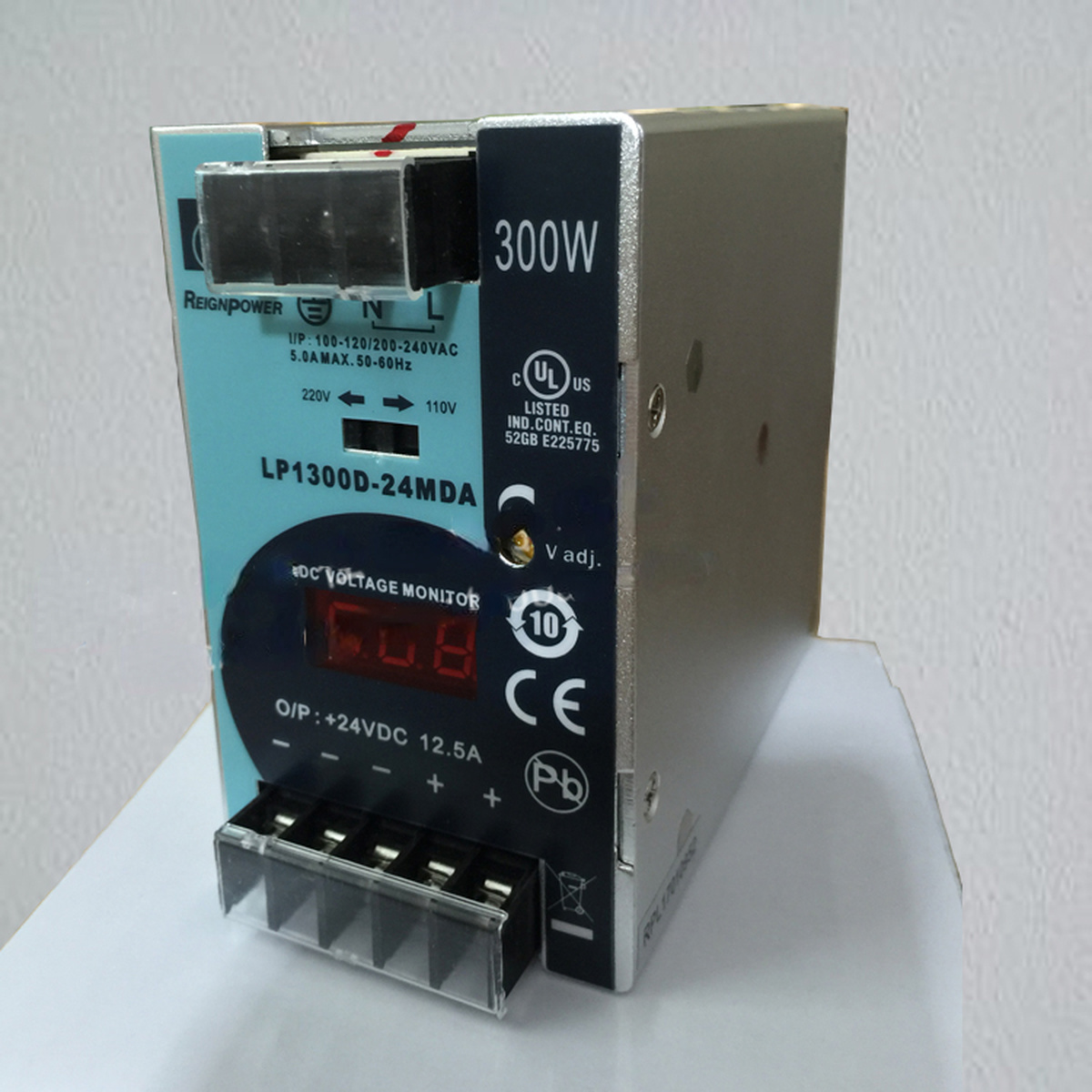 1PCS   REIGNPOWER  LP1300D-24MDA Rail Power Supply 300W 24V 12.5A