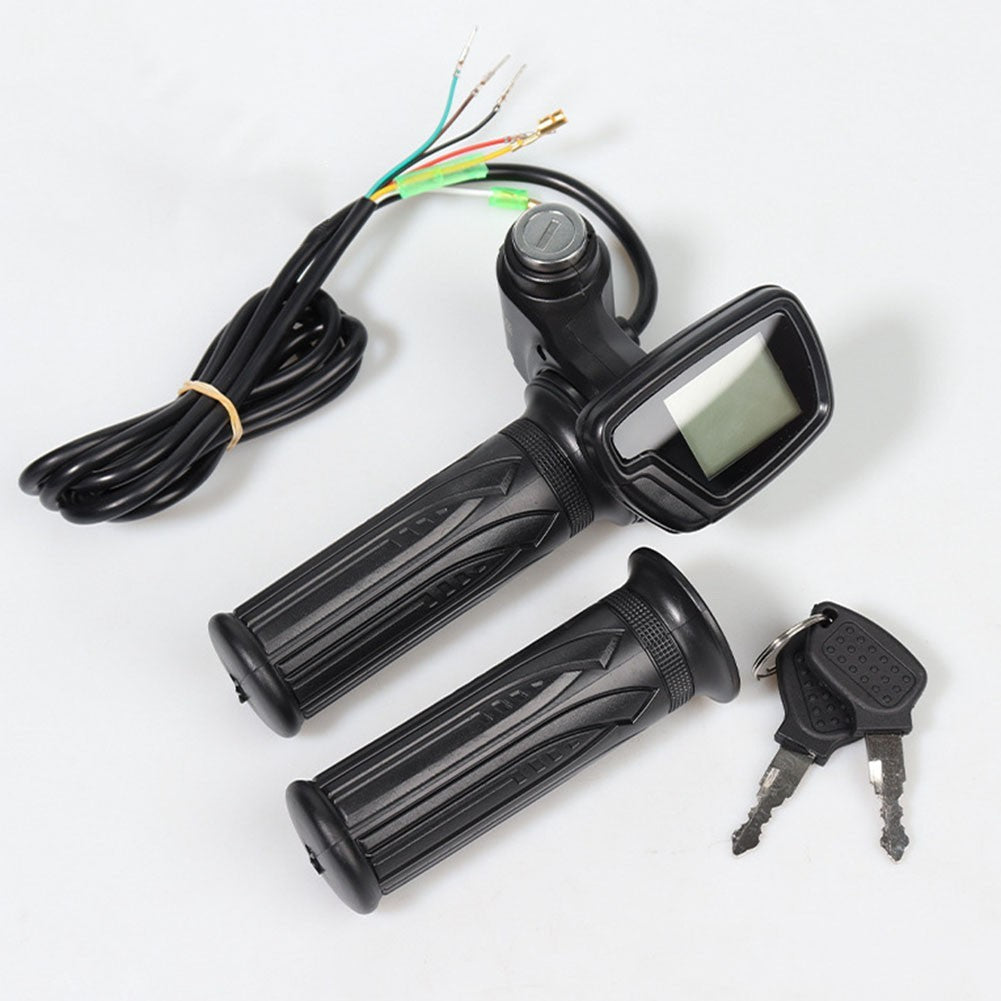 LCD Display Electric Bike Ebike Scooter Throttle 48V Power Voltage Speed