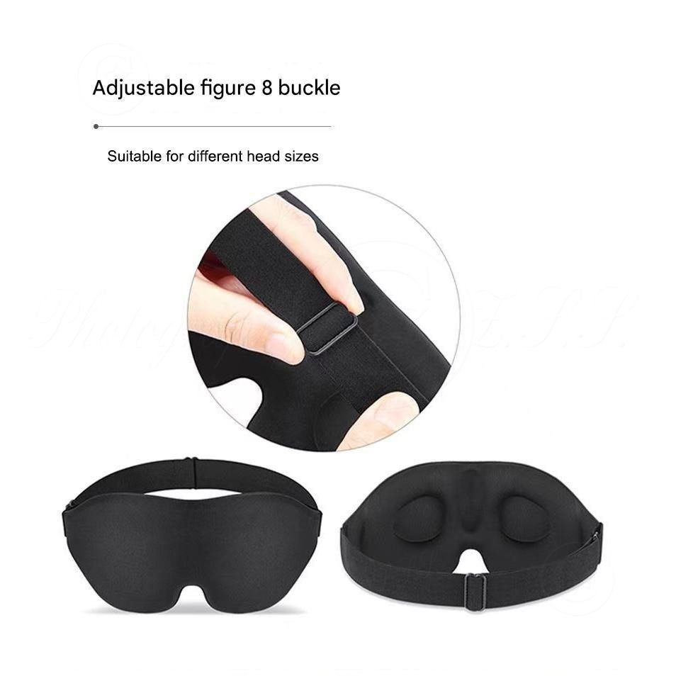 3D Memory Foam Eye Mask Won't Ruin Your Lash Makeup For Naps Sleep Travel Kit