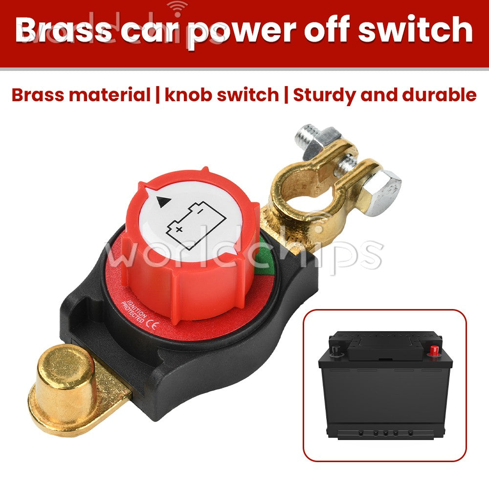 Top Post Battery Disconnect Switch 12-48V Marine Battery Cut-Off Switch Isolator