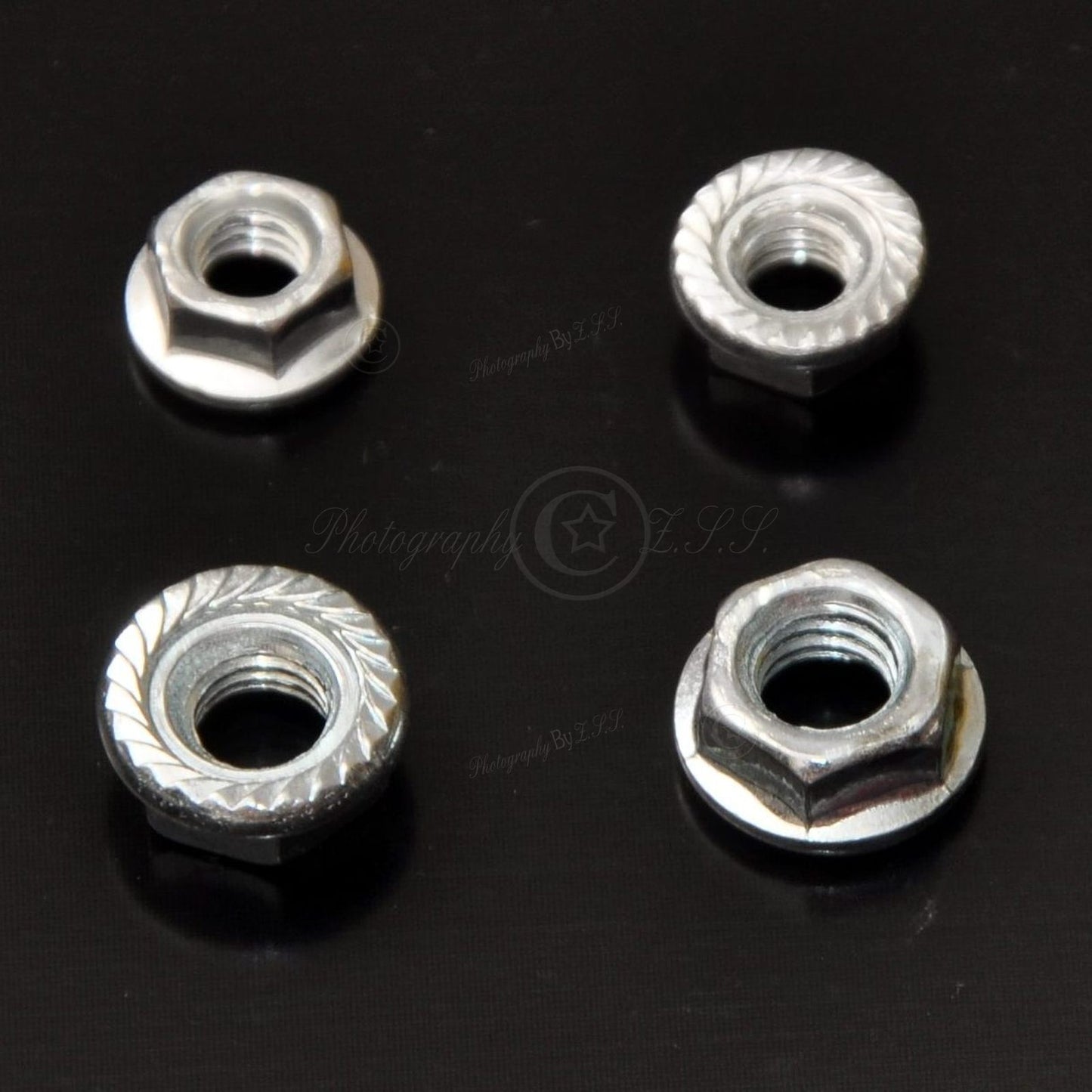 2x Aluminum M5+M6 Nut Hex Locknuts for Motorcycle Bike RC Model Repair Part