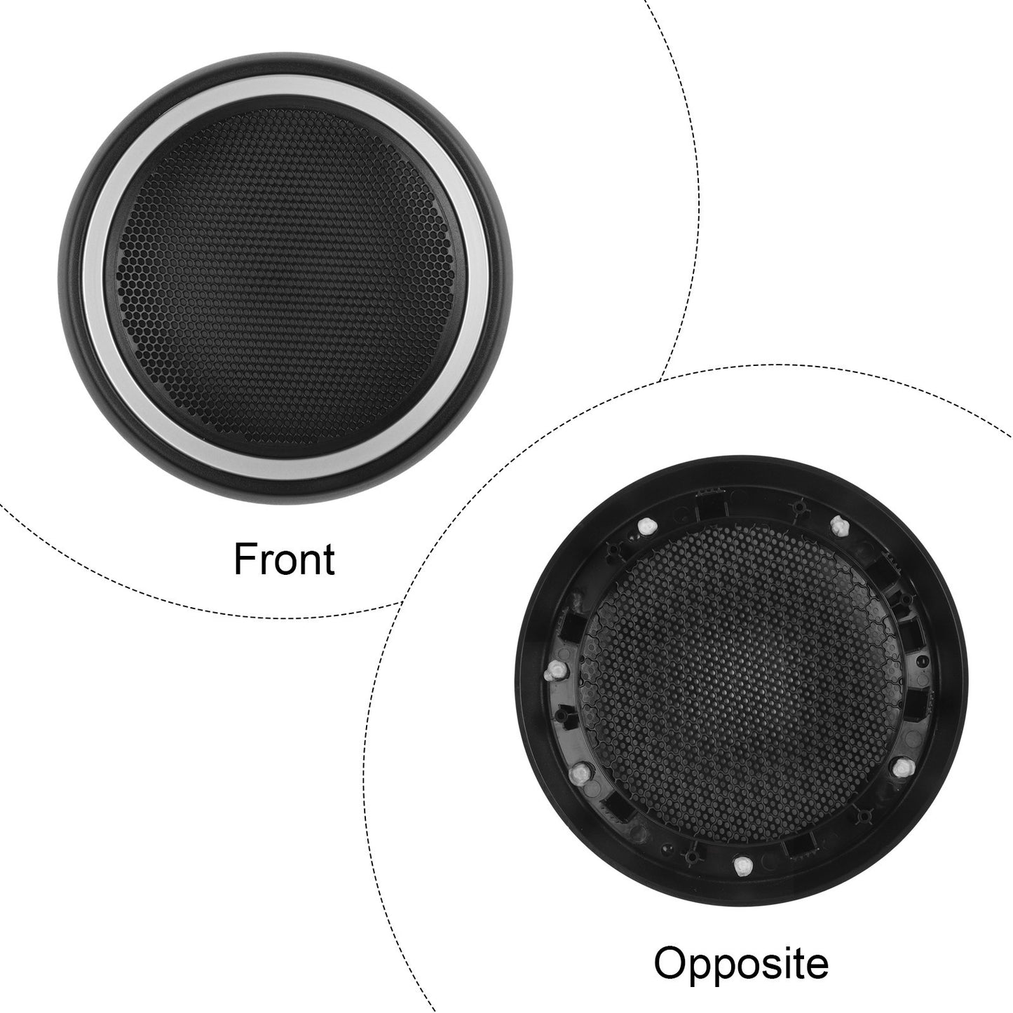 For Mini Cooper R56 Front Door Speaker Cover Grille OEM 51412753333 Compatible