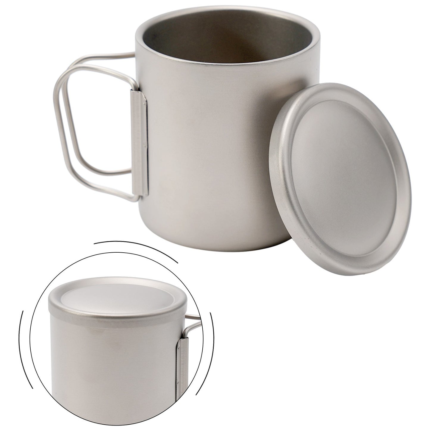 Water Cup Beverage Holder Bottle For Outdoor Camping Tea Coffee Drinks