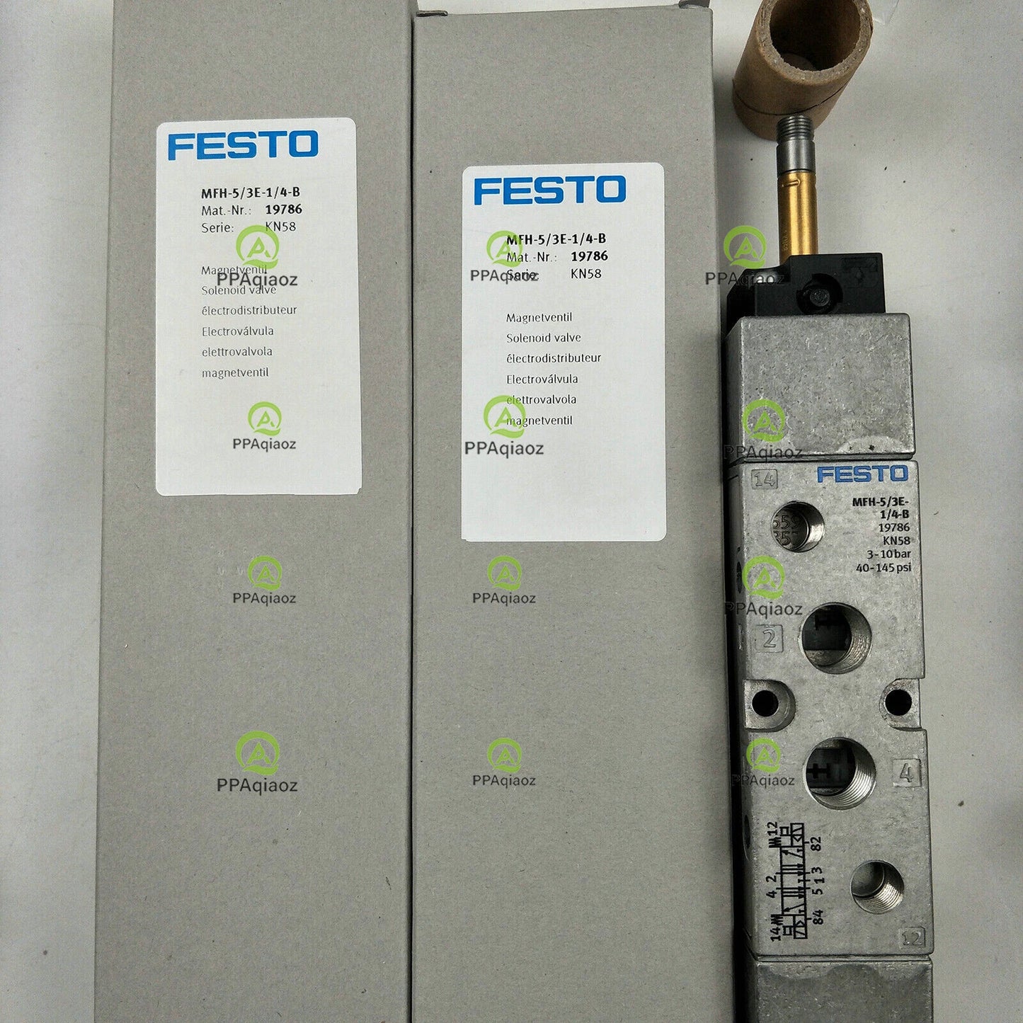 1PC  FESTO MFH-5/3E-1/4-B Solenoid Valve Free Shipping MFH53E14B
