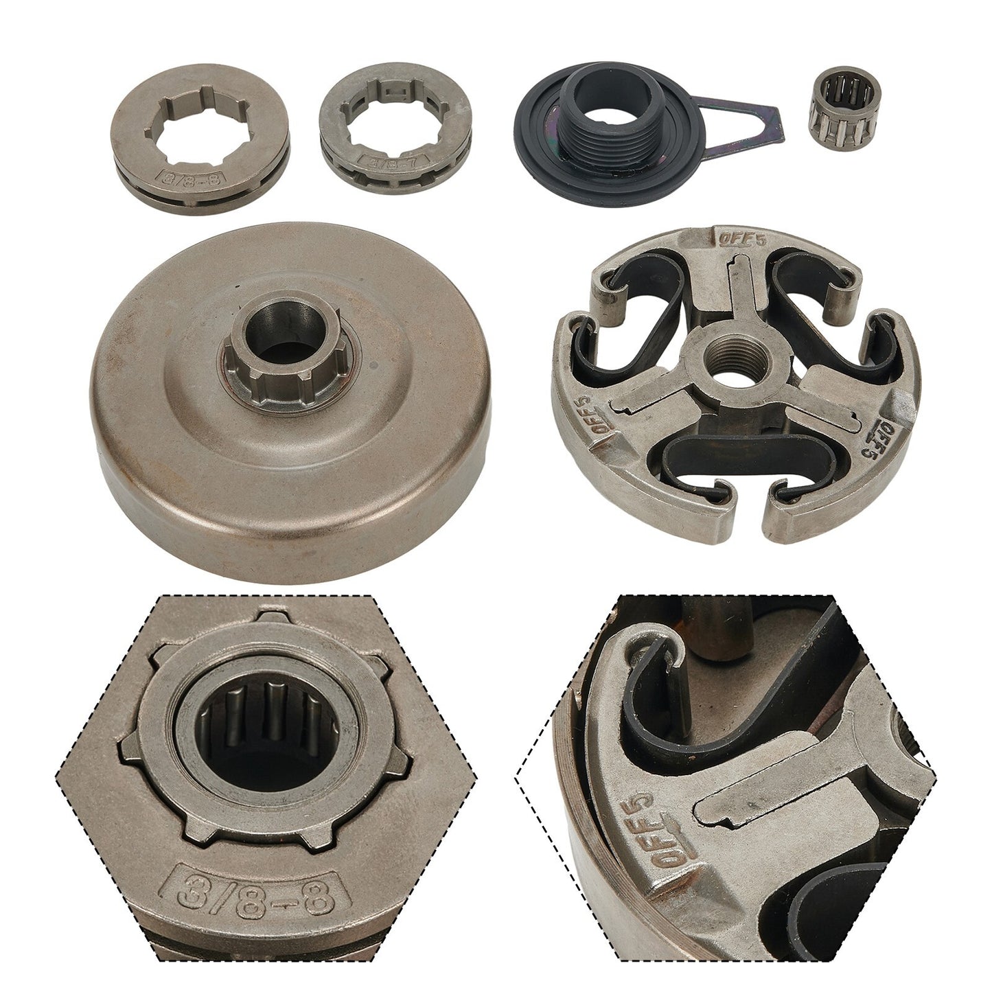 Clutch Drum Assembly Chainsaw Parts Garden Tools Parts Replaces Sprocket Rim
