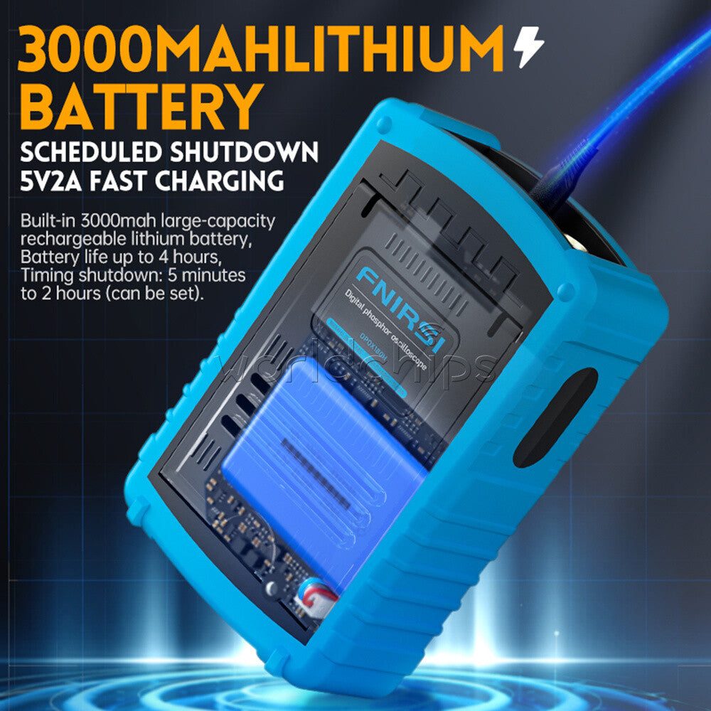 Handheld FNIRSI DPOX180H 2Channel Digital Oscilloscope Function Signal Generator