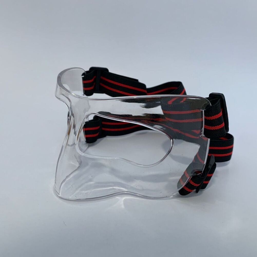 Adjustable Clear Nose Guard Face Protector for Basketball and Other Sports