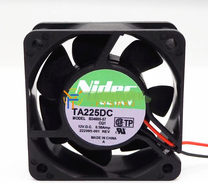 1Pc   TA225DC B34605-57 NIDEC 6025 12V 0.58A Large Air Supply Fan