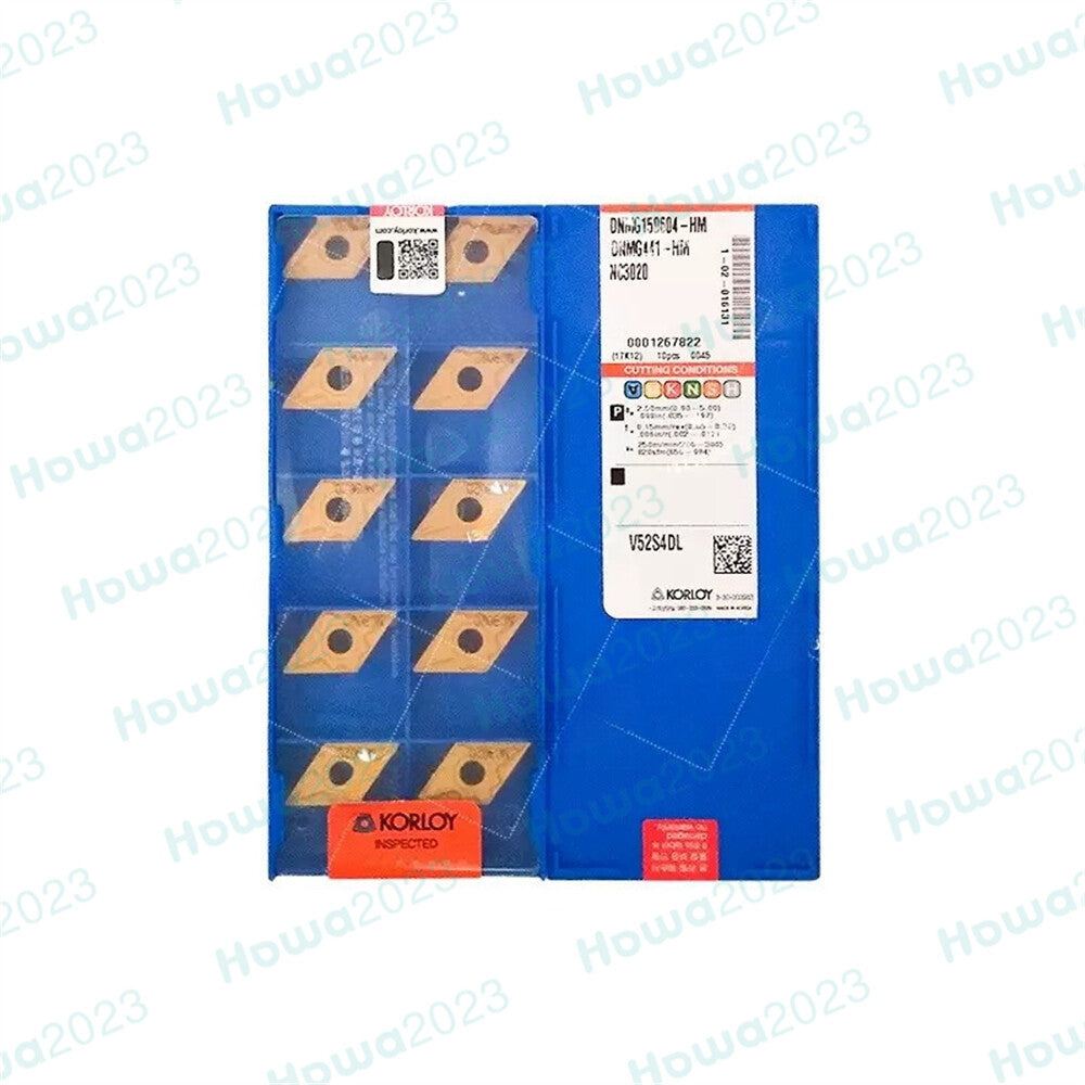 10Pcs/Box KORLOY DNMG150604-HM NC3020 DNMG441-HM Turning Blade Carbide Inserts