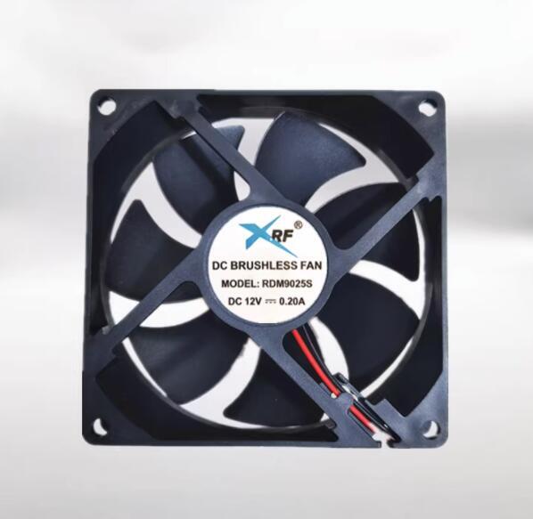 1PC XINRUILIAN SCIENCE RDM9025S BGF 12V 0.25A 2-wires cooling fan 9025