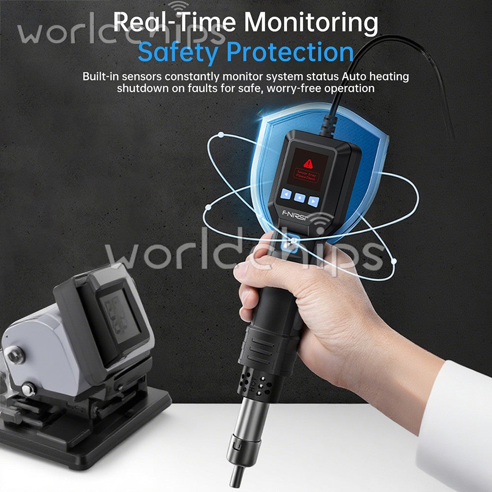 FNIRSI SAG-55 Handheld Portable Hot Air Gun 550W High-Power 20-Gear LCD Display