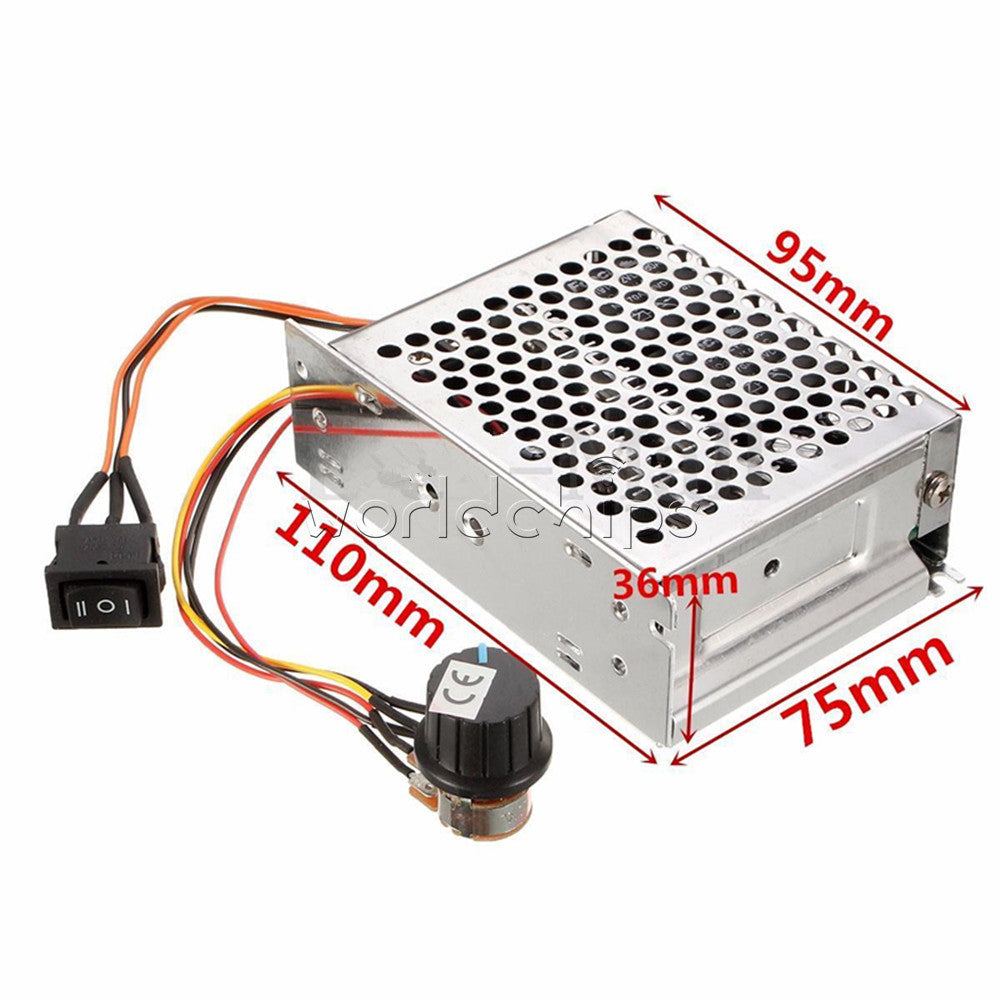 40A 10-50V PWM DC Motor Speed Control Controller CW CCW Reversible Pulse Driver