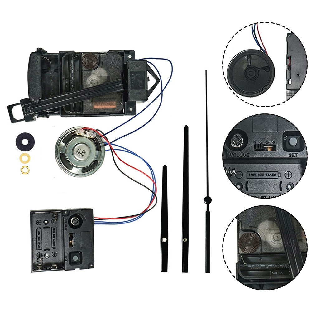 Speaker Specifications Pendulum Swinging Clock With Speaker Music Chime Box