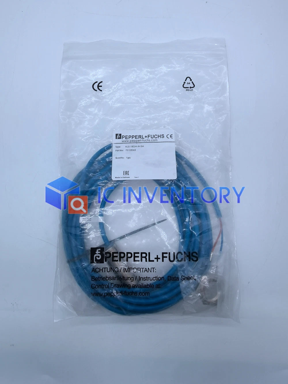 1PCS   PEPPERL+FUCHS NJ5-18GM-N-5M #P