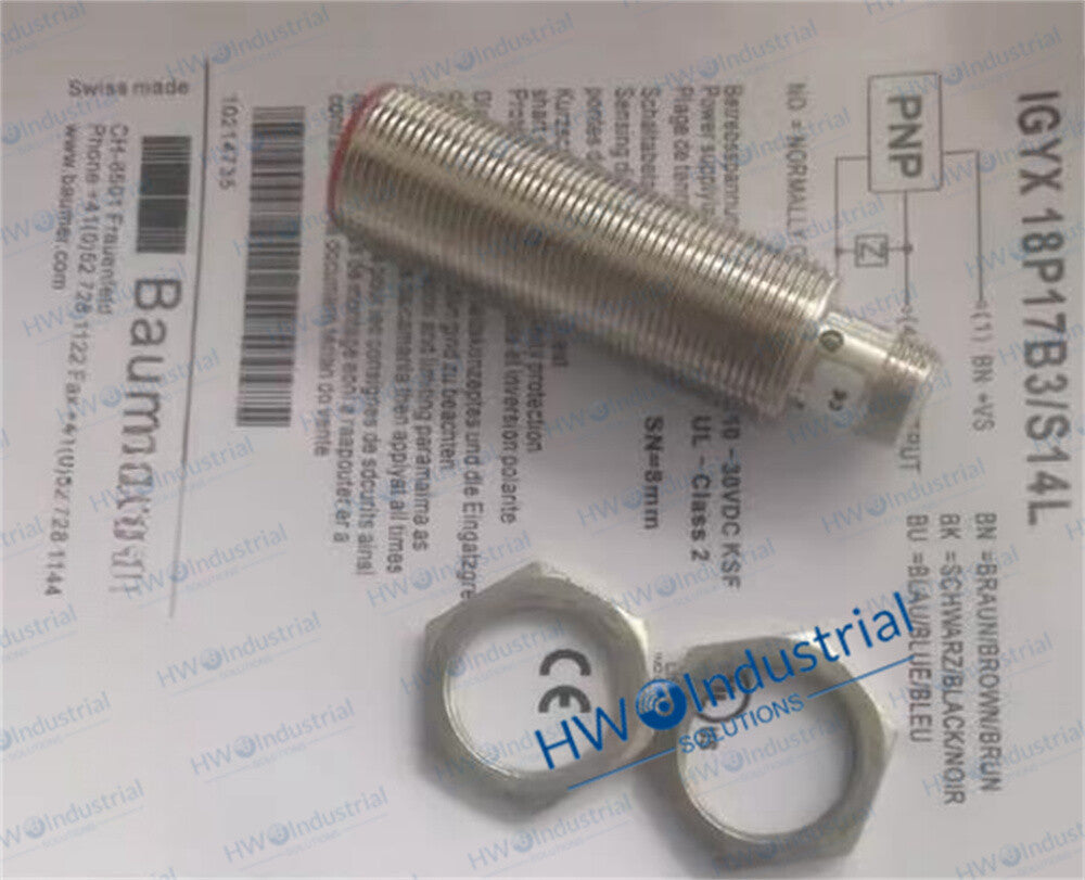 1/piece IGYX 18P17B3/S14L Inductive Sensor for Baumer Proximity Switch