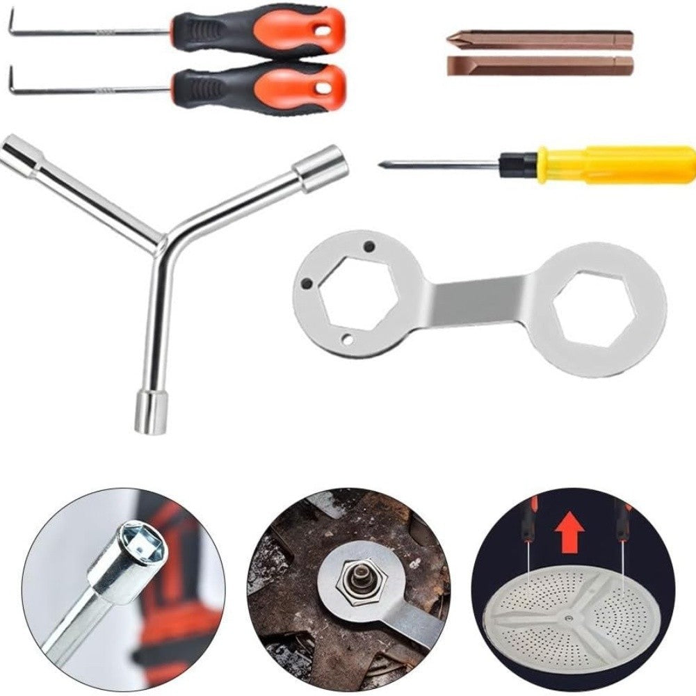 Easy Use Washing Machine Inner Drum Repair Tool Kit with Magnetic Screwdriver