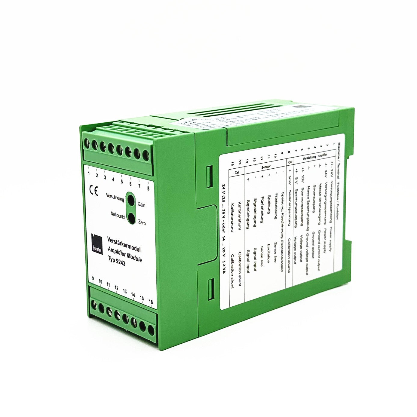 1pcs Burster Sensor Typ 9243 Signal Amplifier