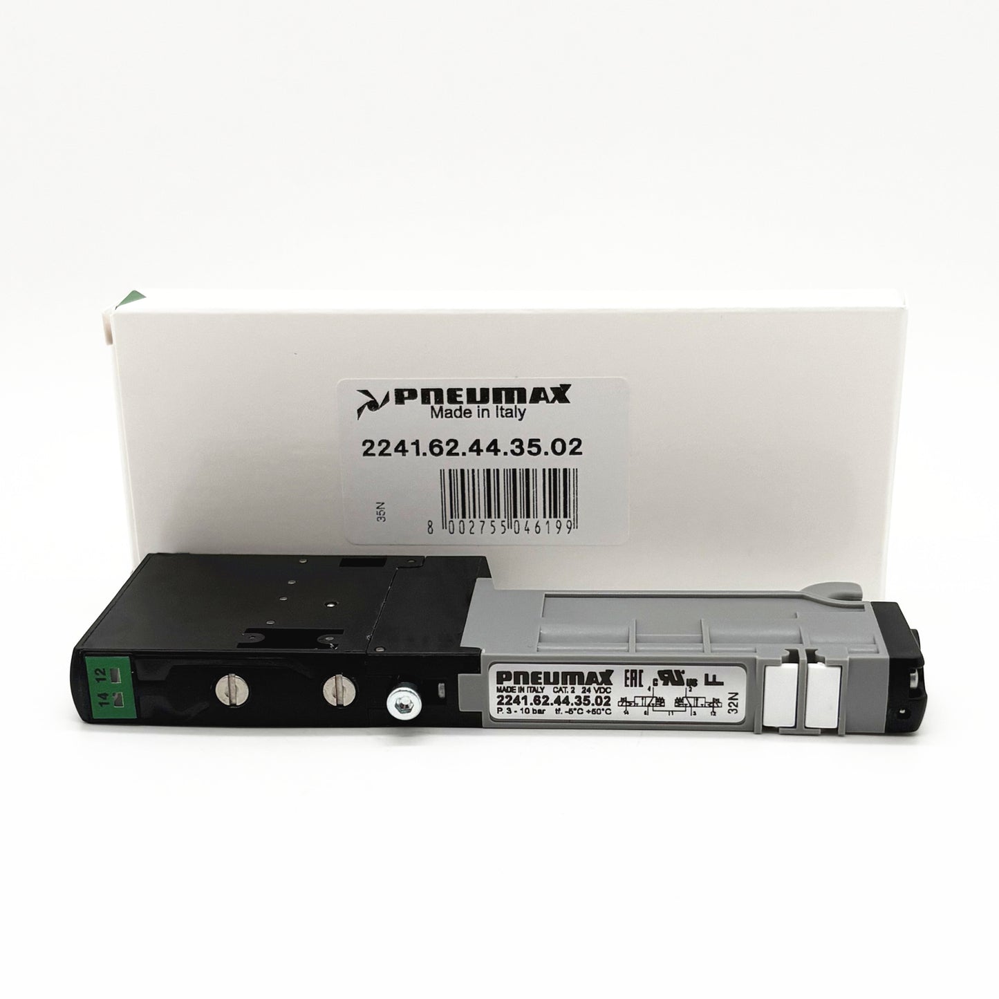 1pcs  PNEUMAX Solenoid Valve 2241.62.44.35.02 Quality Assurance Fast delivery