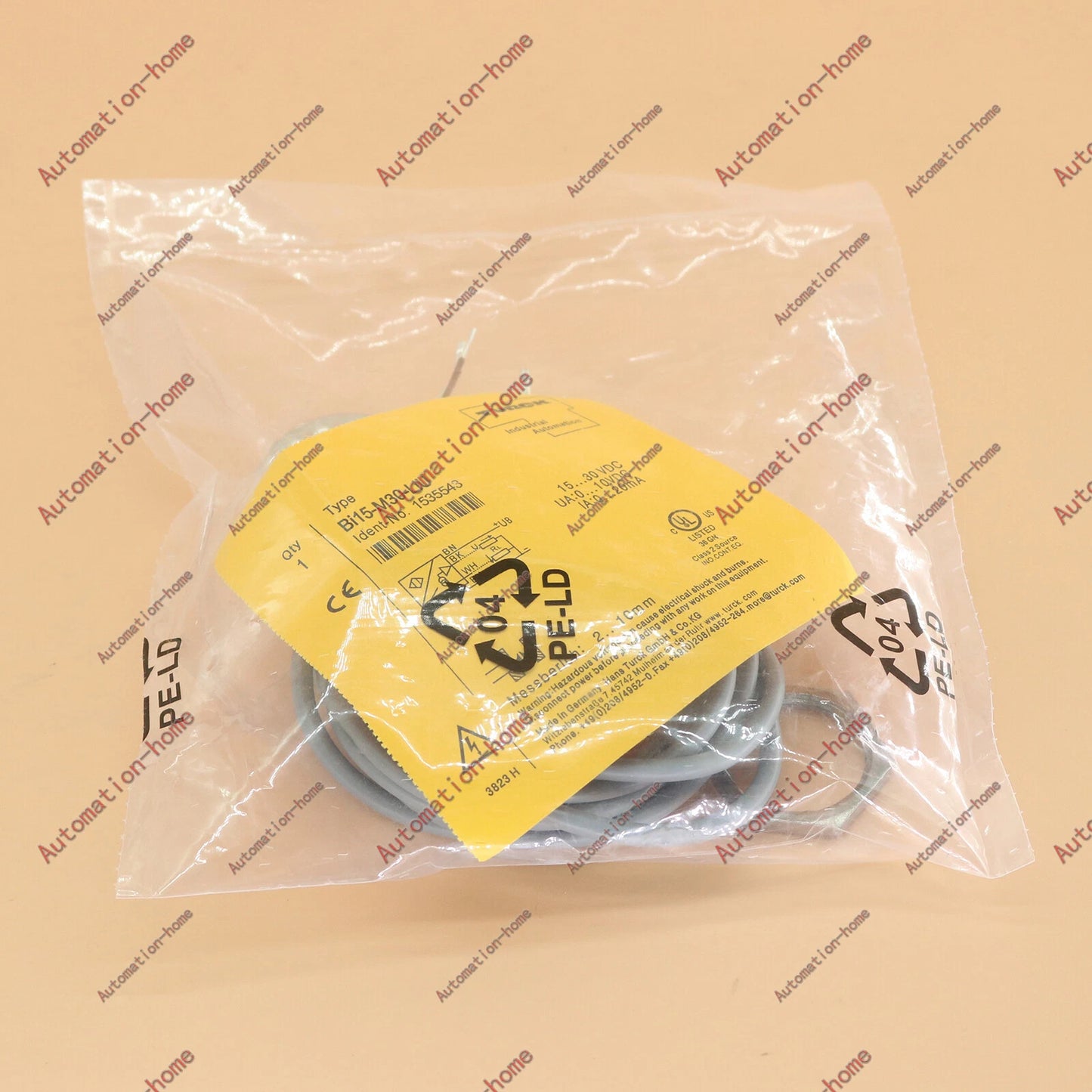 TURCK BI15-M30-LIU 1535543 Inductive sensor Fast Shipping #YP1 #P