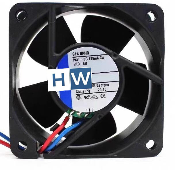 1PC  614-NHHR 614NHHR 6025 24V 3.0W Inverter Cooling Fan