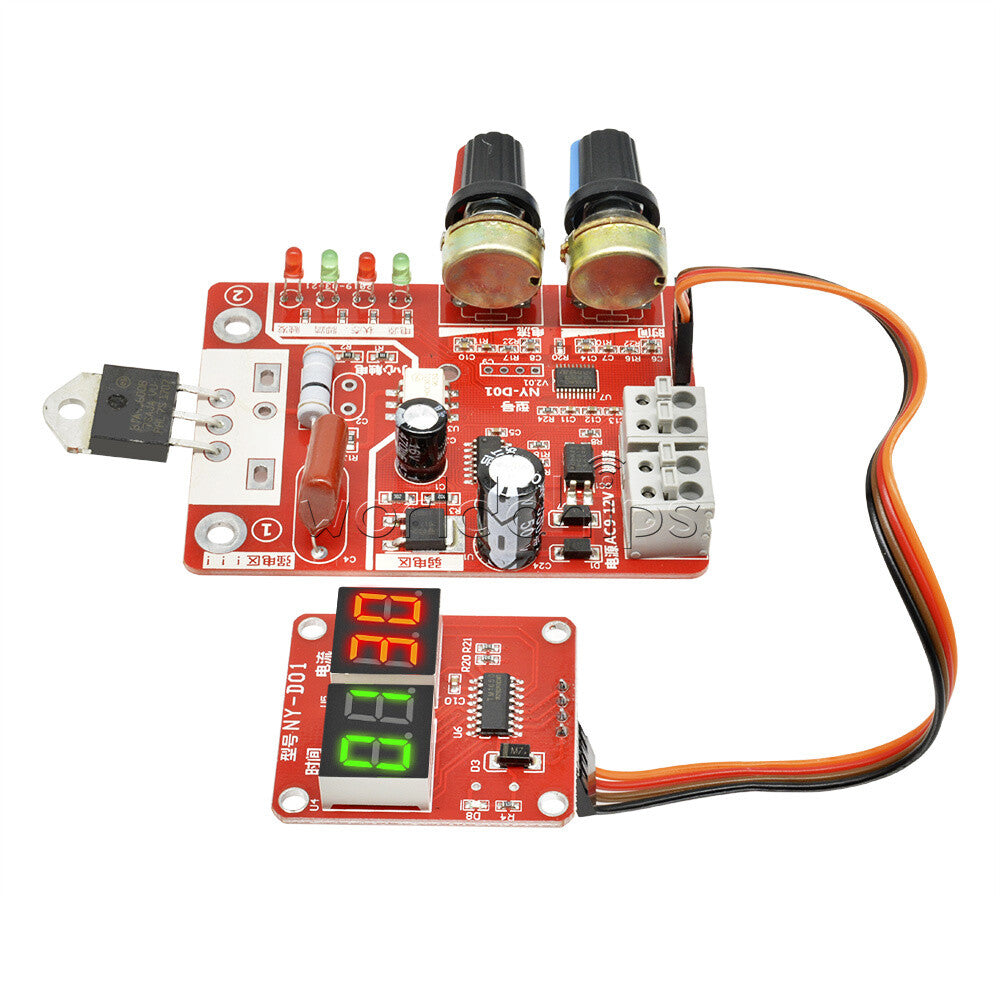 100A Spot Welder Machine Controller Time Current Control Digital Board US