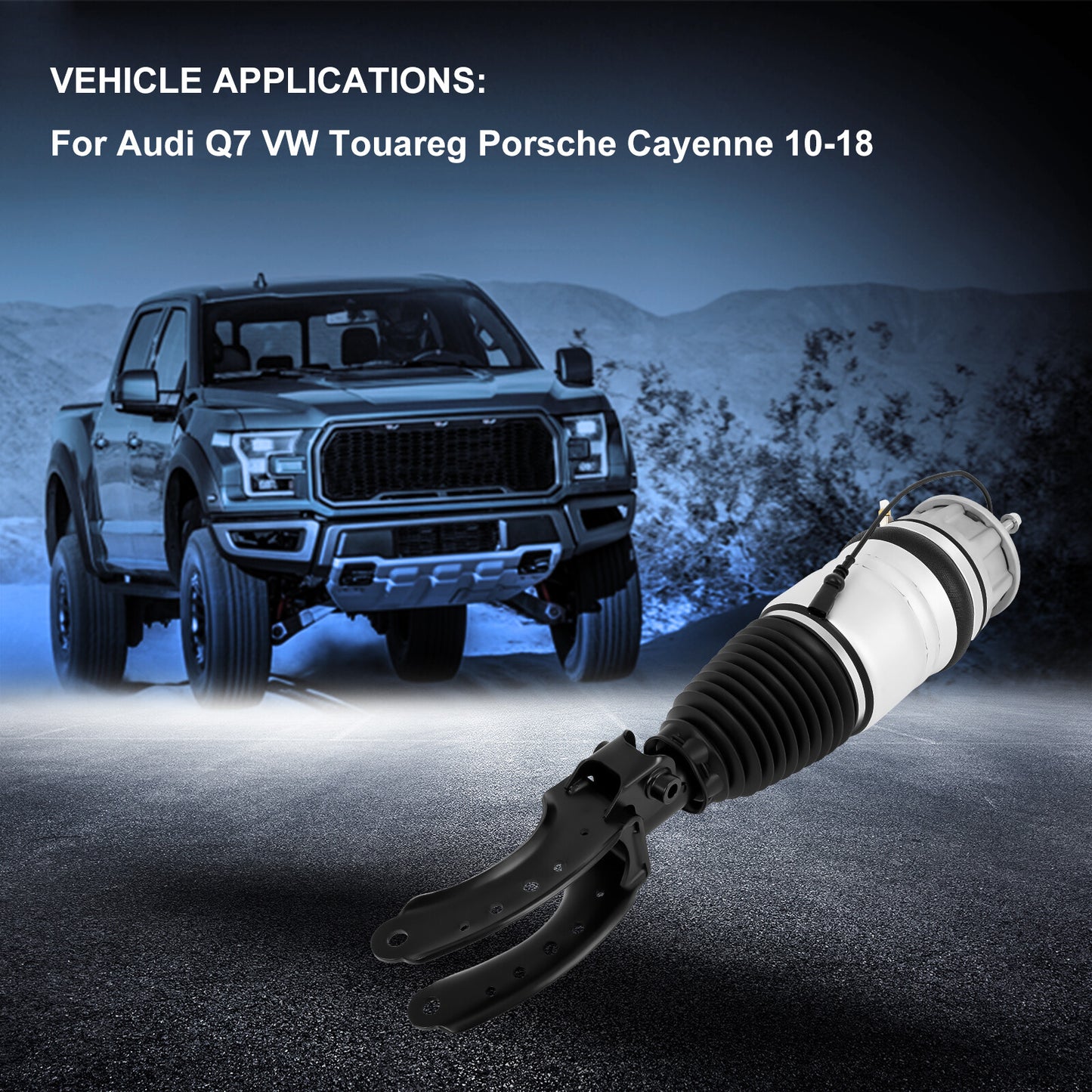 Front Right Air Suspension Shock For Audi Q7 VW Touareg Porsche Cayenne 10-18