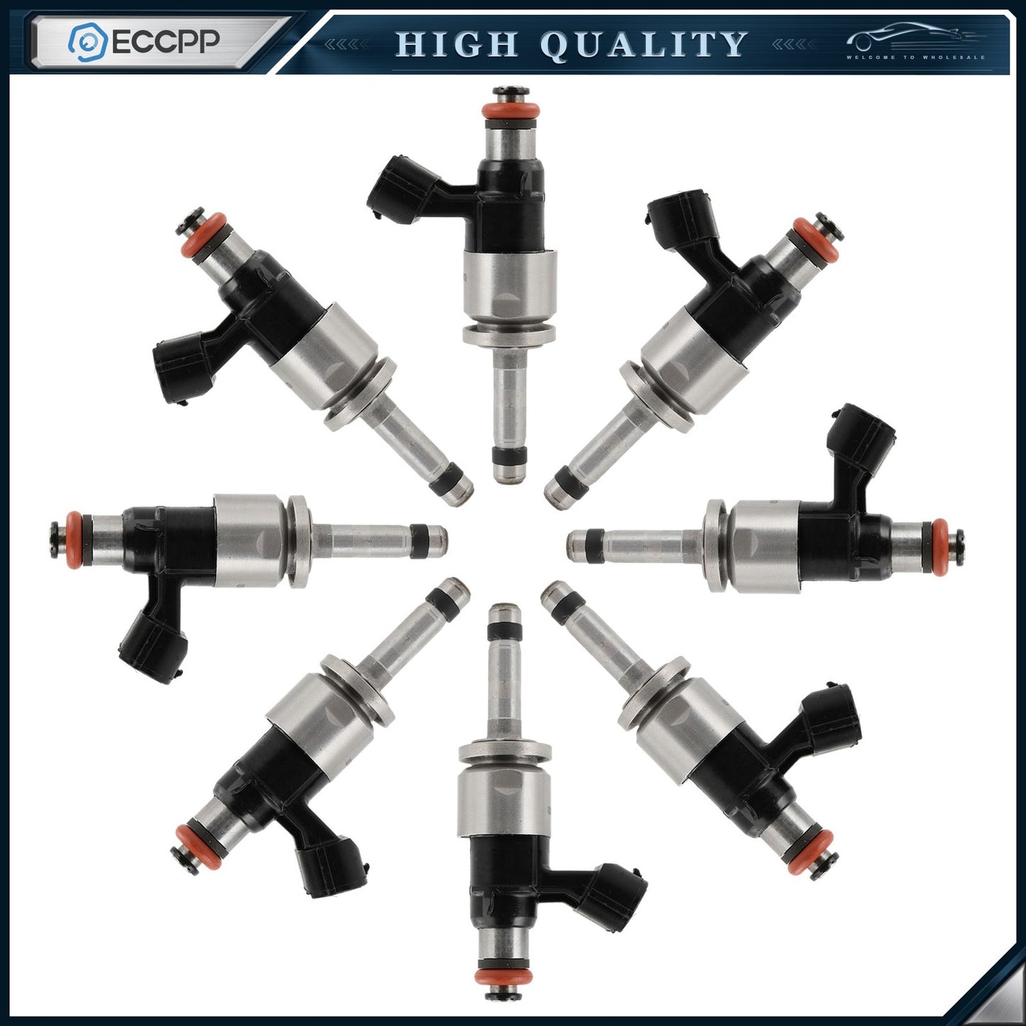 8pcs Fuel Injectors For Ford F-150 2021-2025 Mustang 2024-2025 5.0L ML3Z9F593D