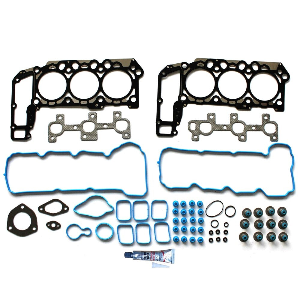 Timing Chain Kit Head Gasket Bolts Set Fits 05-09 Dodge Dakota Durango Jeep 3.7L