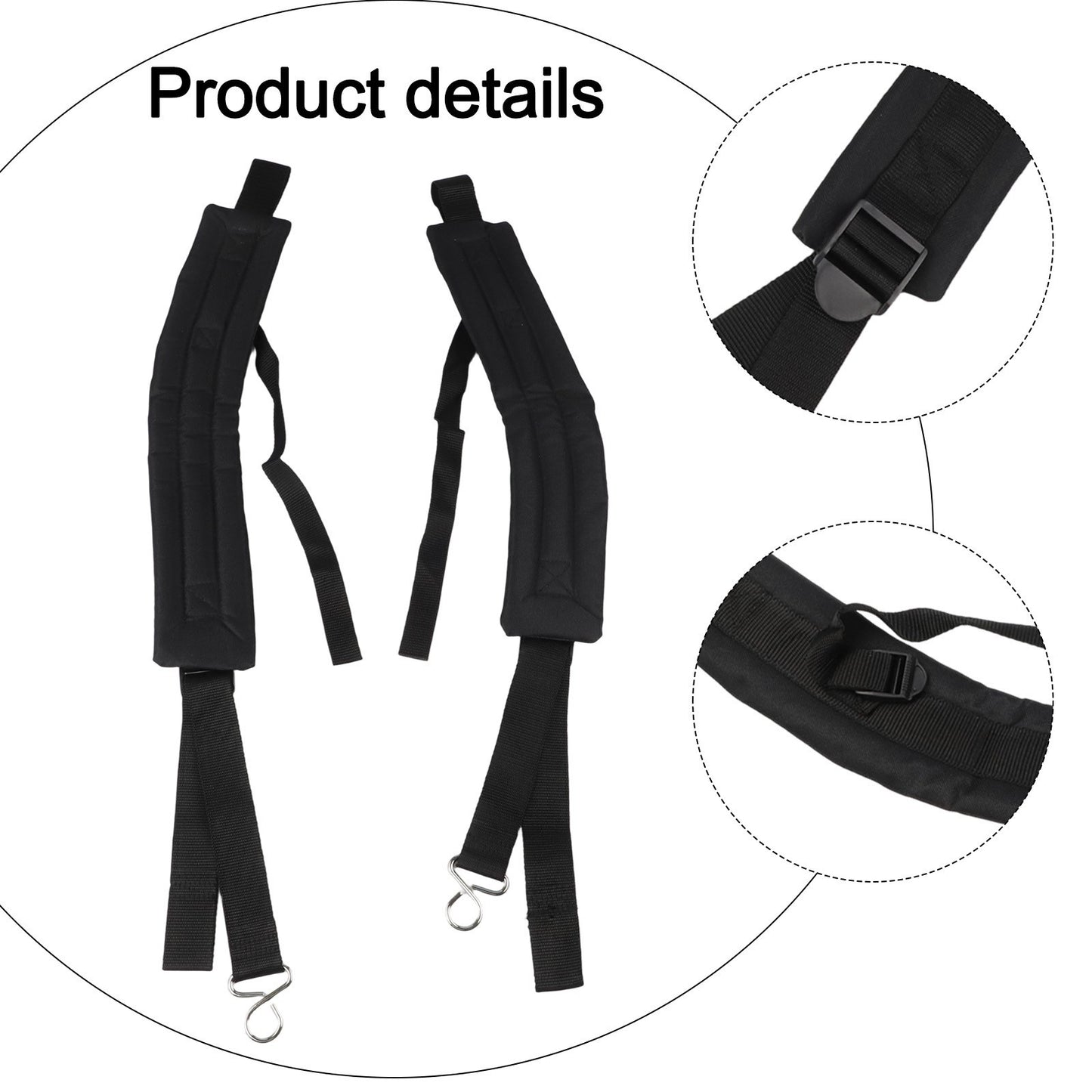Shoulder Straps for Backpack Blower Ergonomically Designed for Long Term Use