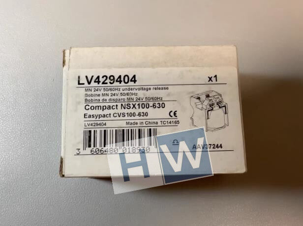 Frame Circuit Breaker LV429404 MN Undervoltage Release Coil AC24V 50/60Hz