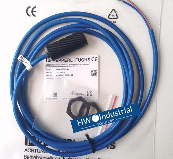 1PCS P+f For Proximity Switch NJ8-18GK-SN Inductive Sensor
