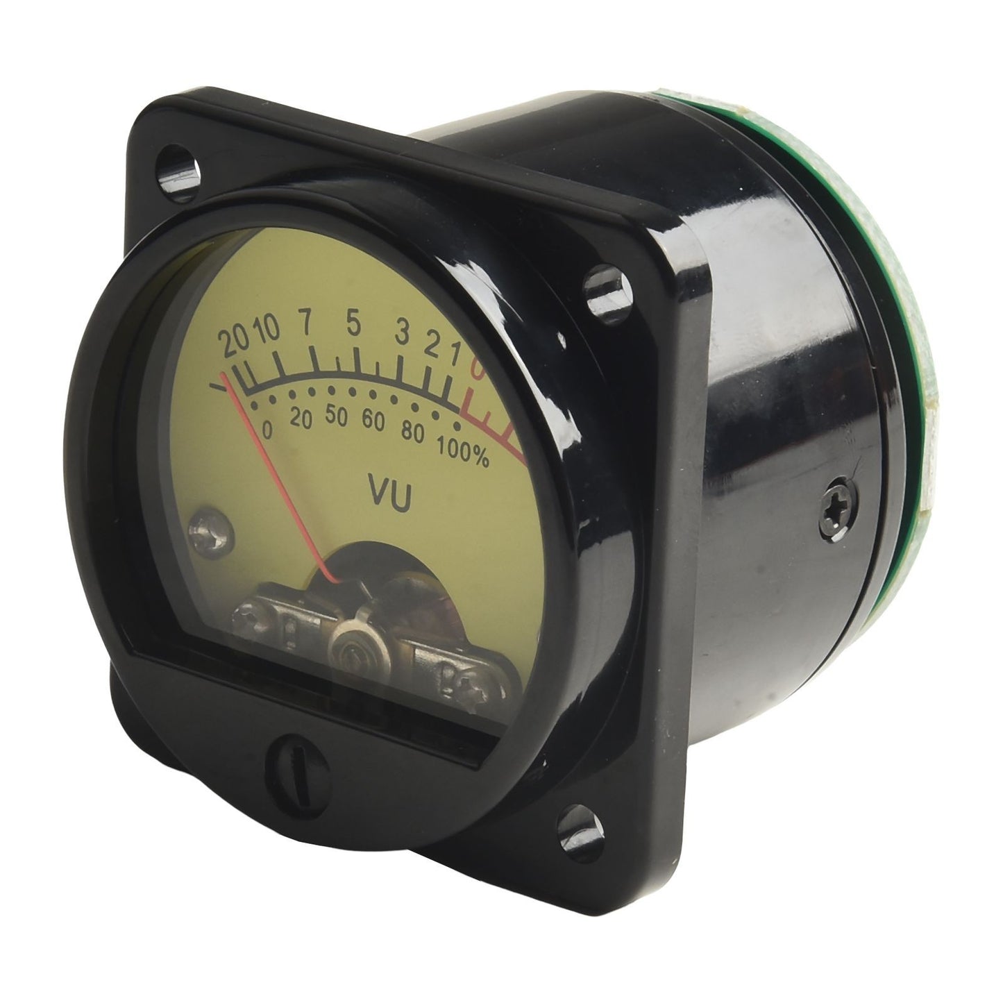 45mm LED Backlit VU Meter Accurate Volume Measurement Tool for DIY Mixer Setup
