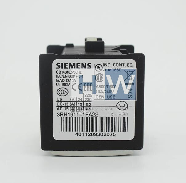 1Pc  SIE-MENS Auxiliary Contact 3RH1911-1FA22