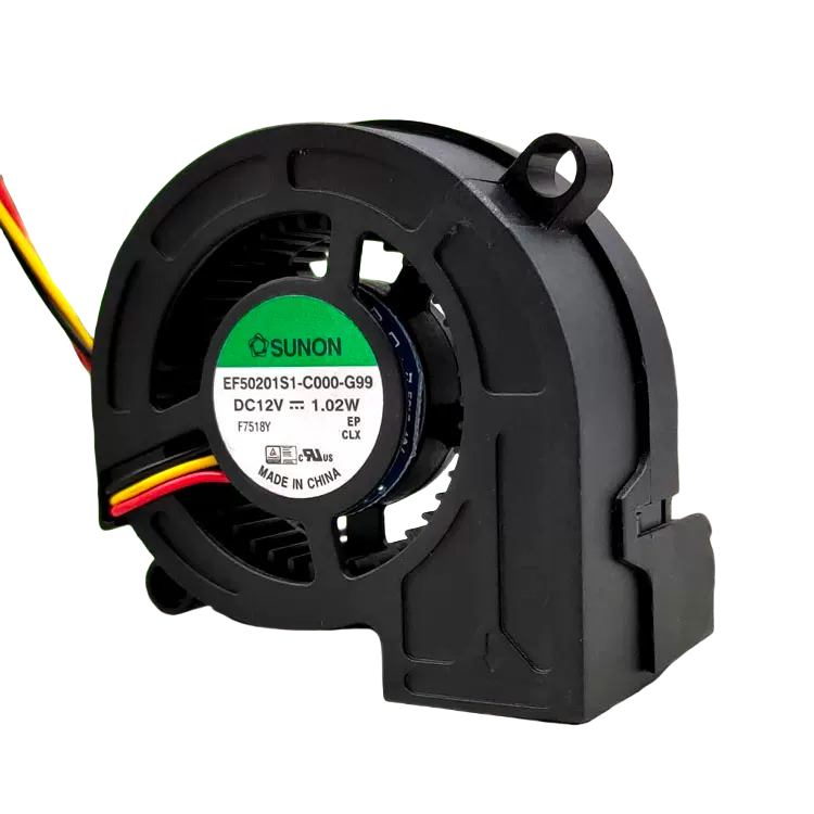 1/piece EF50201S1-C000-G99 SUNON 12V 1.02W 5020 Centrifugal Turbine Fan