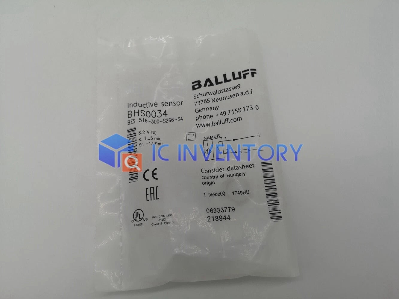BALLUFF BES516-300-S266-S4 US/da/da #P