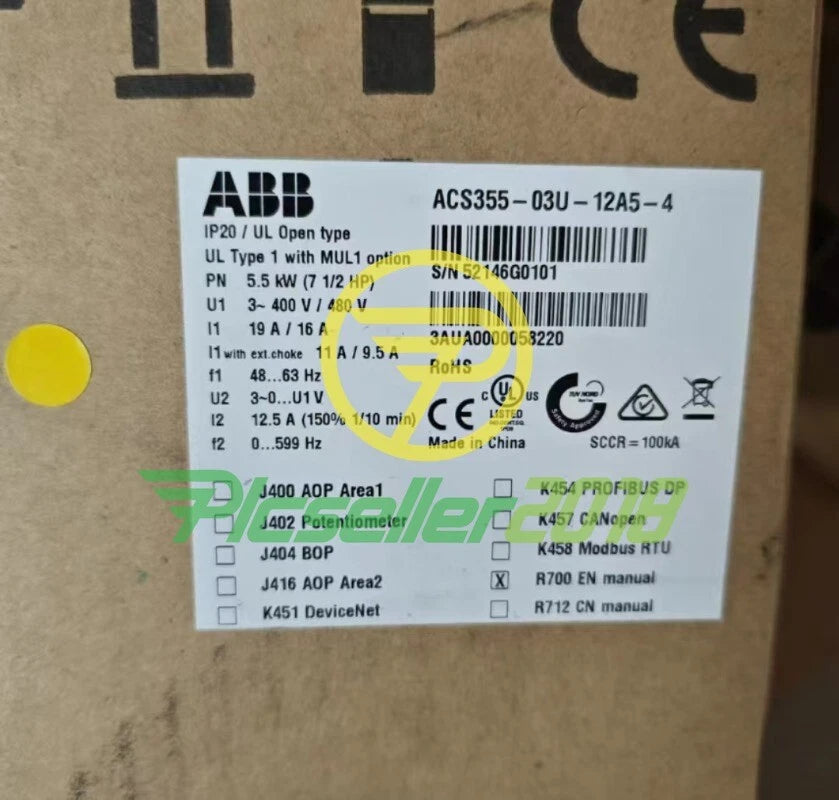 1 PC ACS355-03U-12A5-4  ABB Frequency Converter Fast delivery