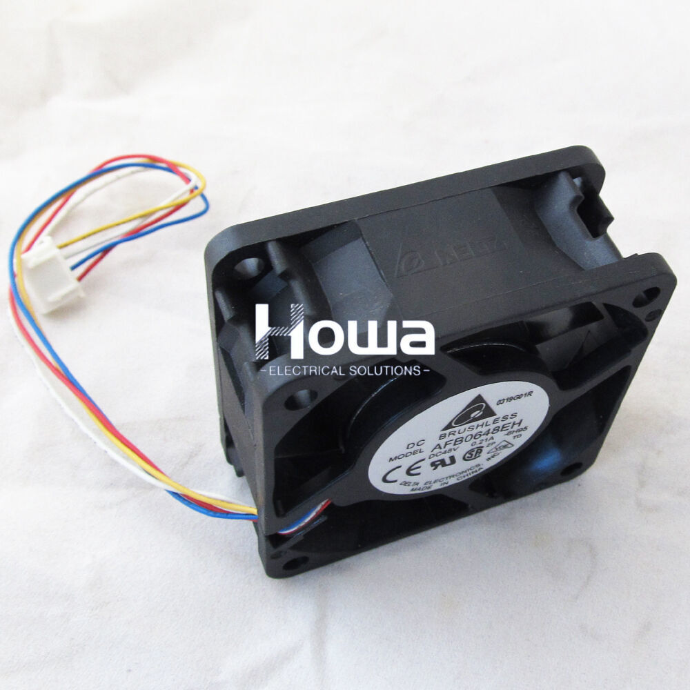 1pc Delta DC Cooling Fan AFB0648EH 6H95 60x60x25mm 6025 48V 0.21A 4pin Connector