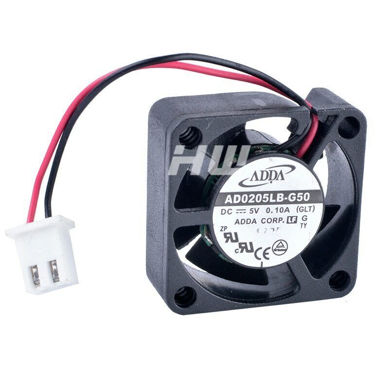 ADDA  AD0205LB-G50 2510 25mm 2-wire 5V 0.10A Double ball bearing cooling fan