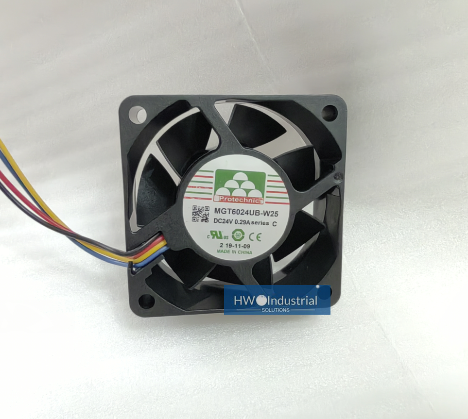 1/piece MGT6024UB-W25 Double Ball 6025 24V 0.29A 4-wire PWM Speed Control Fan