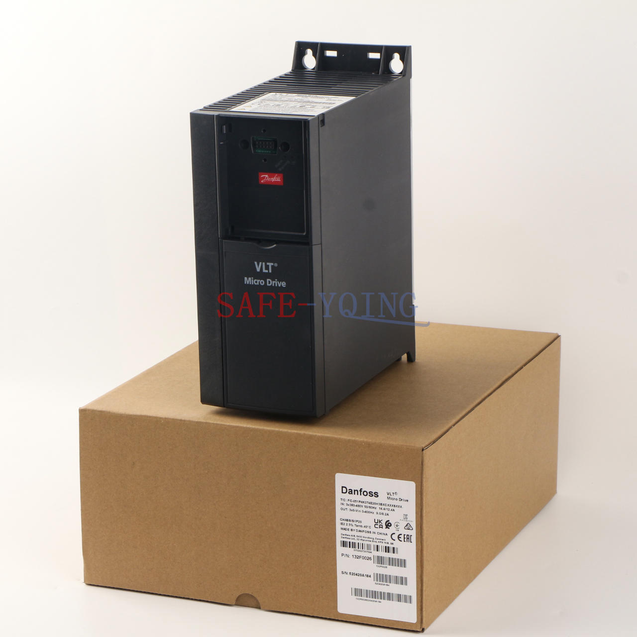1PC  Danfoss 132F0026 Vlt Micro Drive Inverter FC-051P4K0T4E20H3BXCXXXSXXX