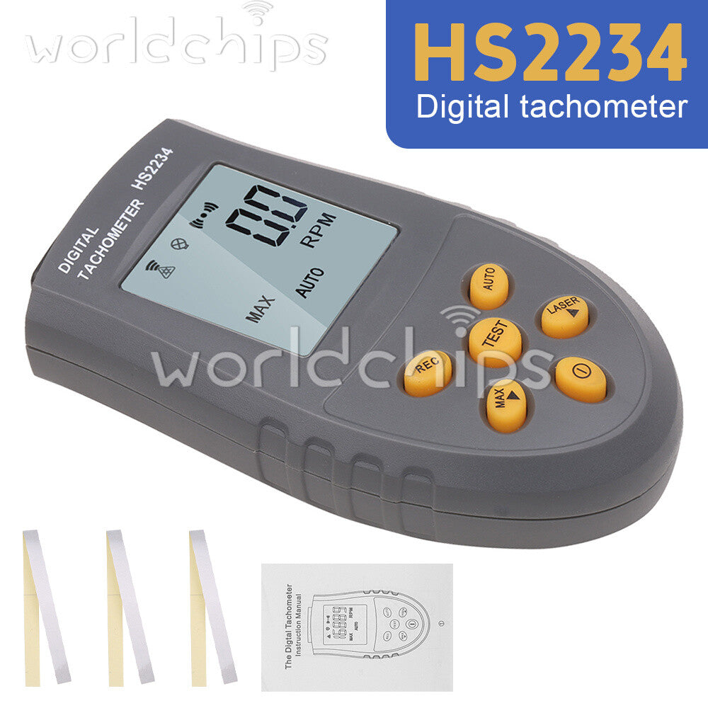 HS2234 Tachometer NonContact Digital Display Speedometer Digital Tachometers